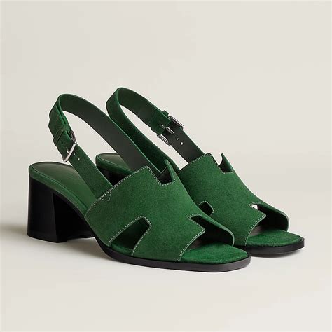 elbe hermes|Elbe 60 Suede Slingback Sandals .